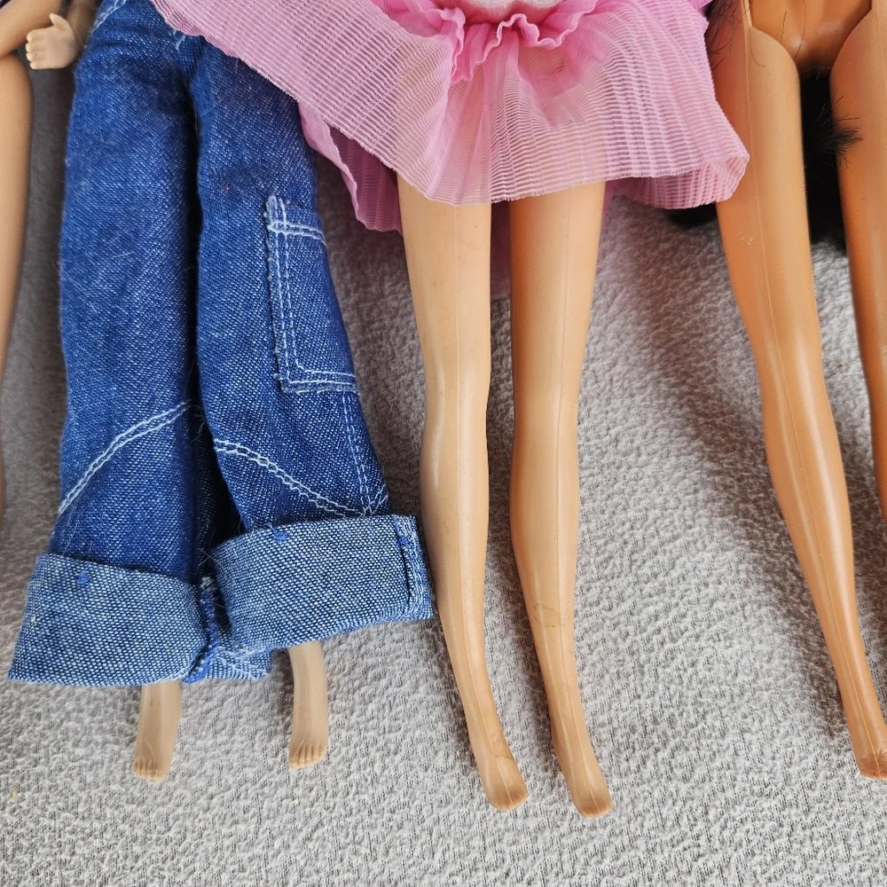VTG Assorted Barbie Ken Doll Lot of 6 Twist N Turn Britney Spears Beach Mattel